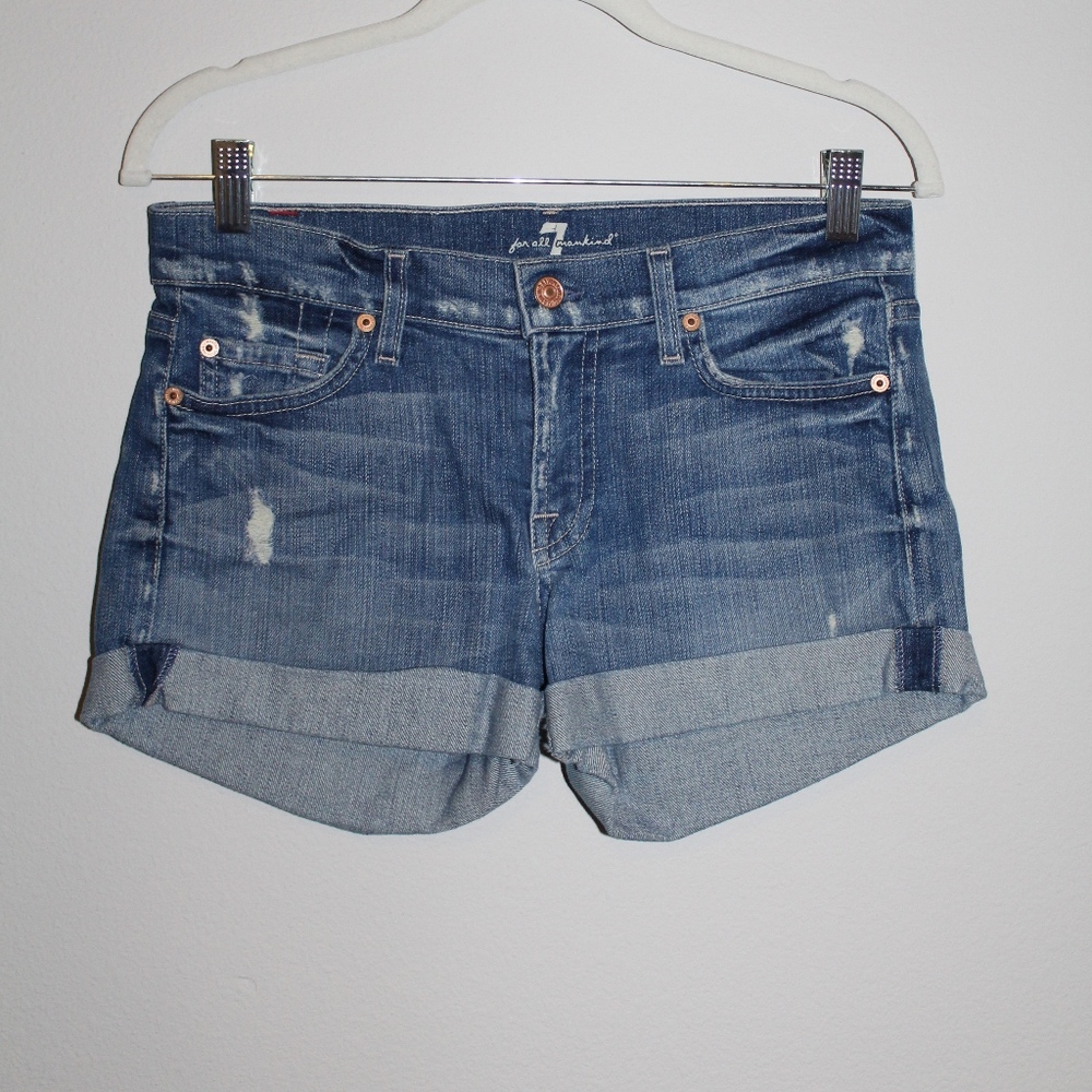 7 For All Mankind Jean Shorts